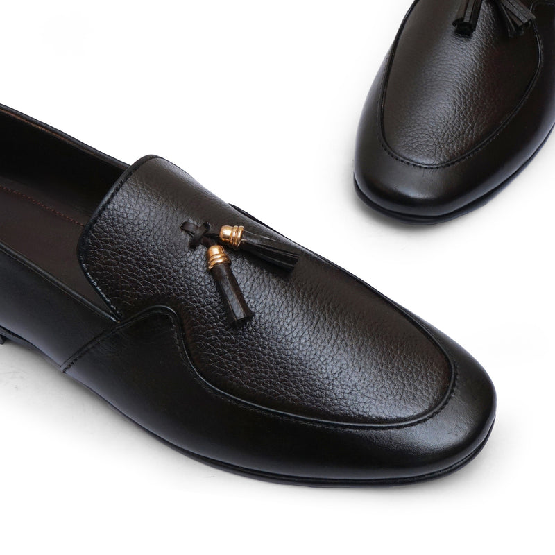 LS Pure Leather Classic Tassel Charm Shoes-421