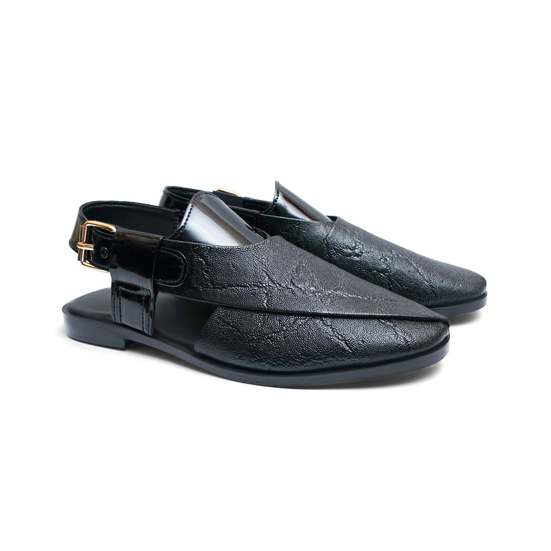 Textured Peshawari Chappal LS-864