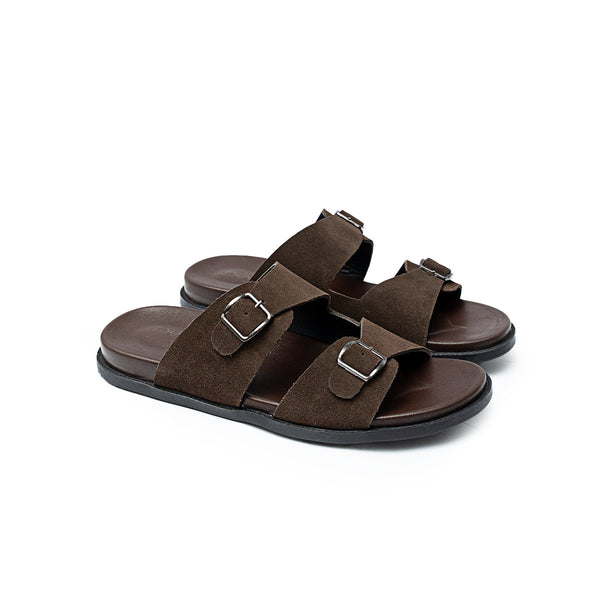 LS Pure Leather Handmade Dark Stripes - 113 BRN