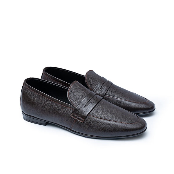 LS Pure Leather Handmade Emilo Brown Formal Shoes LS-902