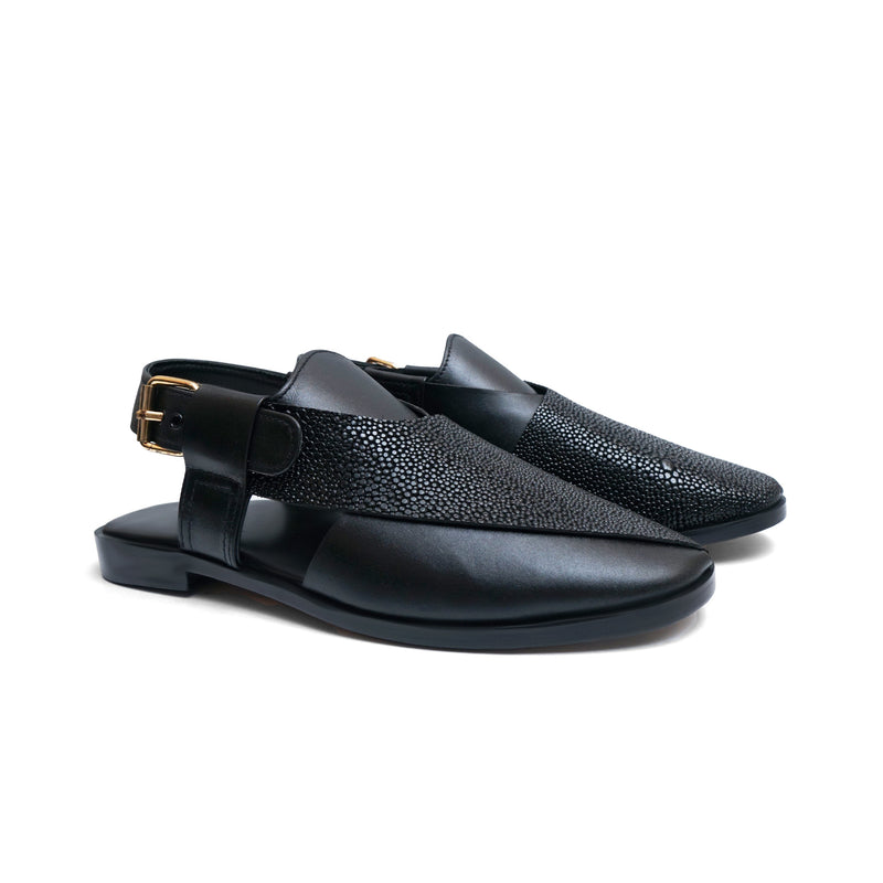 Pure Leather Peshawari Chappal S-0871