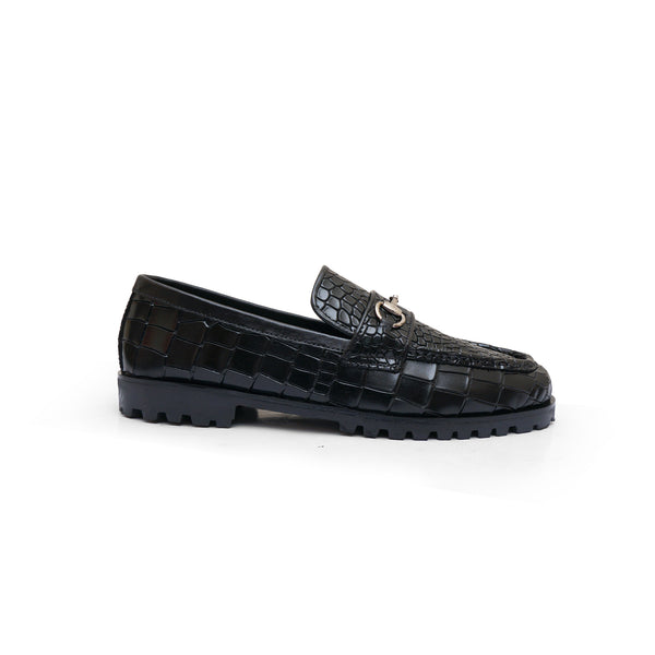 LS Pure Leather Urban Edge Chunky Loafers-406