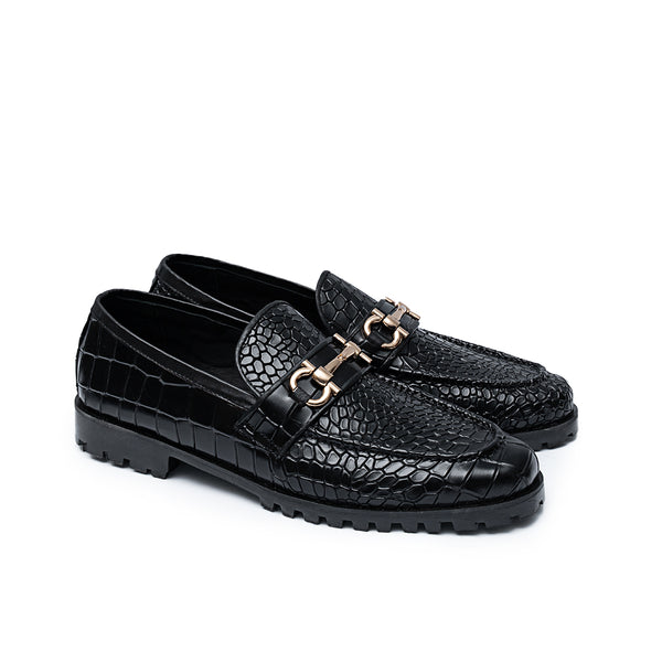 LS Pure Leather Handmade Urban Edge Chunky Loafers LS-406