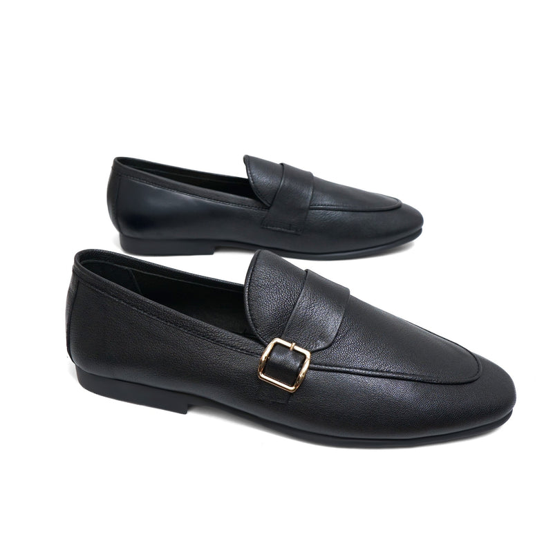 LS Pure Leather Paragon Shoes LS-933 BLK