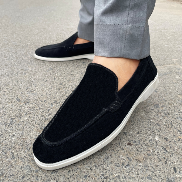 LS Pure Leather Handmade SUEDE LOAFERS LS-642