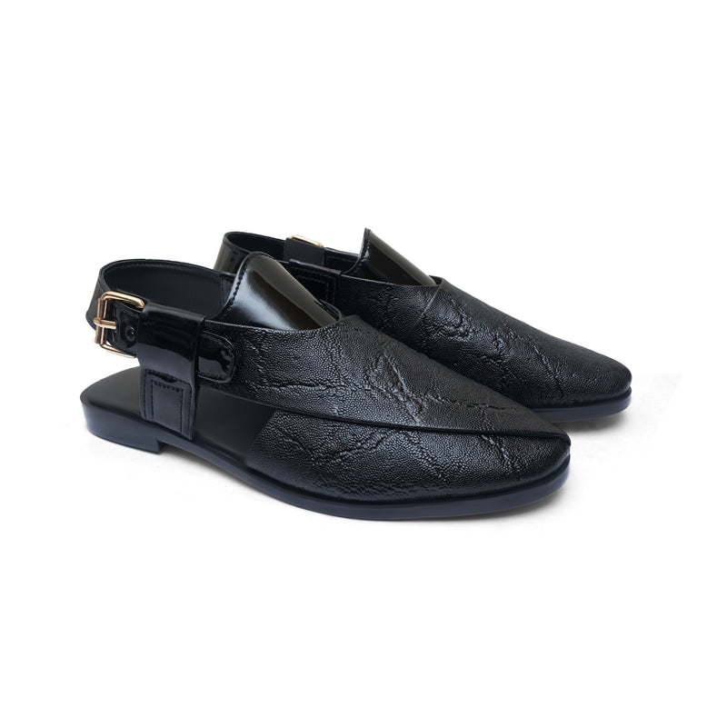 Textured Peshawari Chappal LS-864