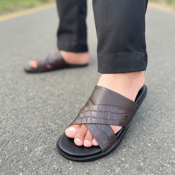 LS Pure leather Handmade Feeto Chappal LS-162