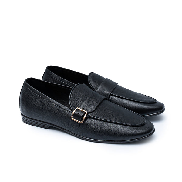 LS Pure Leather Handmade Paragon Shoes LS-933 BLK