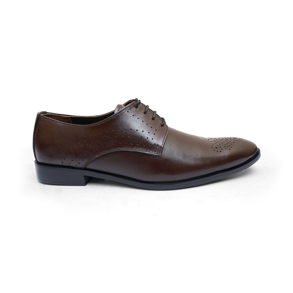 LS Pure Leather Elegance Espresso Formal Shoes-430
