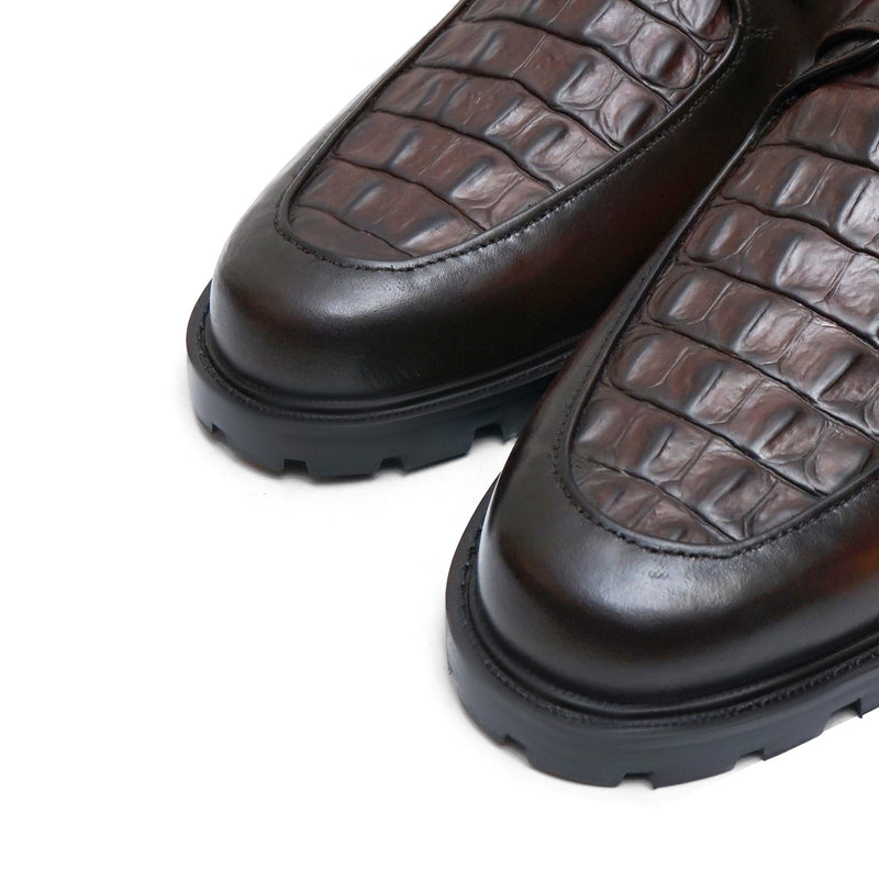 LS PURE LEATHER Cavalor CHUNKY LOAFERS LS-104