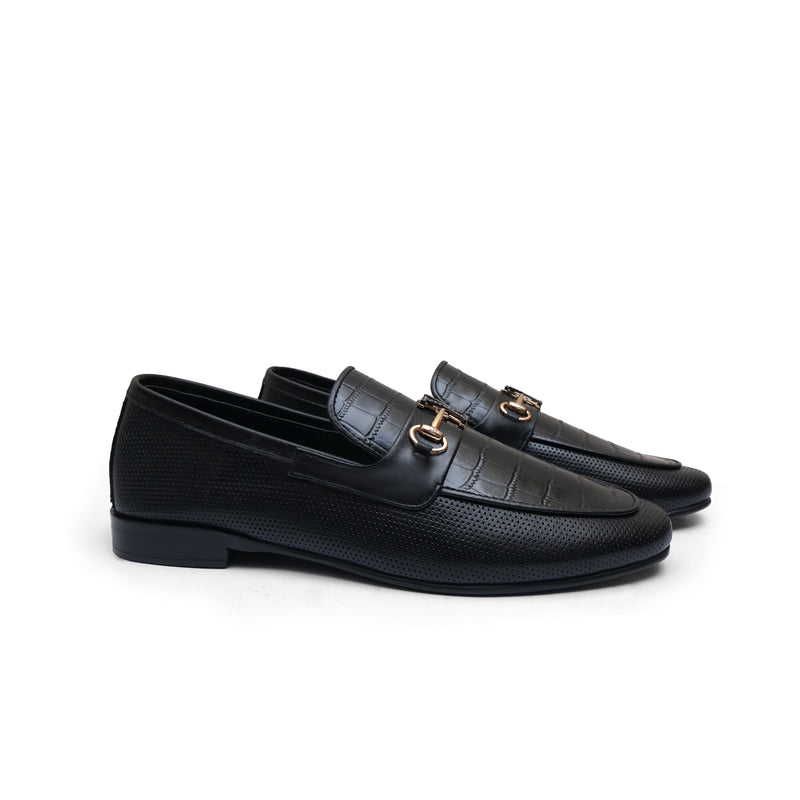 LS Pure Leather Noir Artisan Elegance Shoes-404