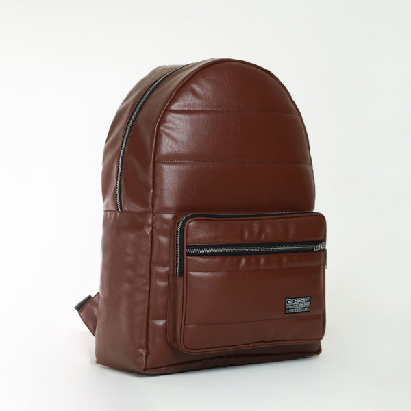 Leather Luxe Brown Backpack