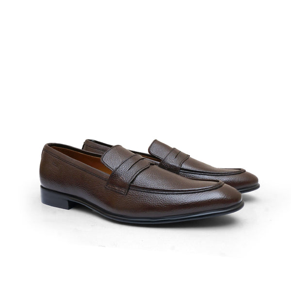 LS Pure Leather Chestnut Elegance Formal Shoes S-0431