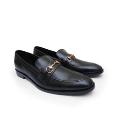 LS Pure Leather Handmade Jordan Black Formal Shoes-810