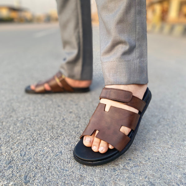 LS Pure Leather Handmade PadaPulse Chappal LS-144
