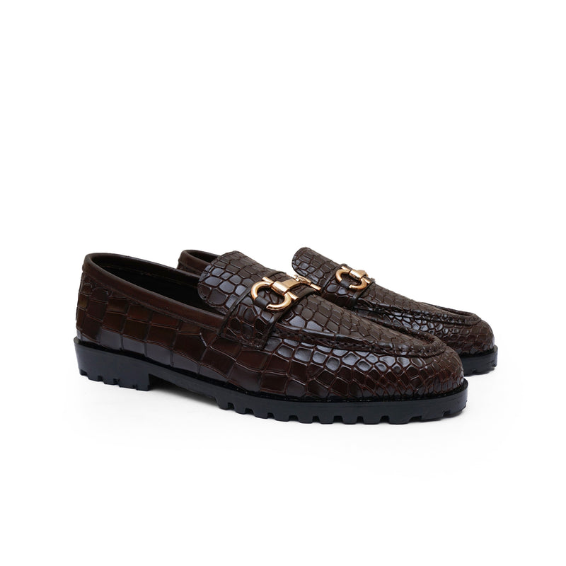 LS Pure Leather Urbanite Chunky Loafers-416
