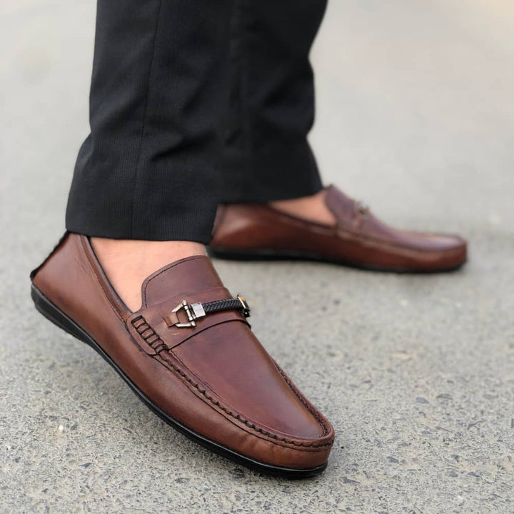 Ls Pure Leather Handmade Ripkent Loafer-861 Casual Shoes