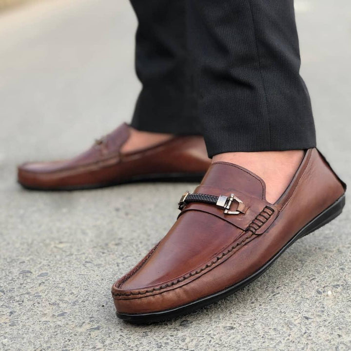 Ls Pure Leather Handmade Ripkent Loafer-861 Casual Shoes